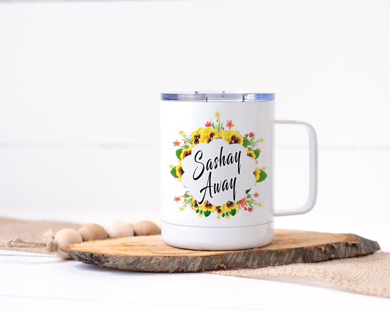 Sashay Away Coffee Mug - Floral Fancy and Delicate – Calm Down Caren