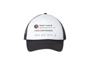 Custom Trump Tweet Hat - I HATE (ANYTHING) - Screen Printed Trucker Hat - Let Trump Hate your Favorite Person Place or Thing - Funny Gift