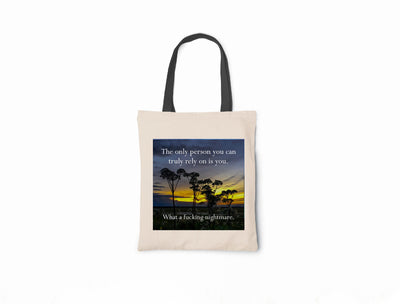 Disappointing Affirmations - You can only rely on you Canvas Tote Bag