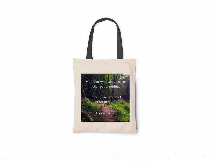 Disappointing Affirmations - People are Awful Canvas Tote Bag