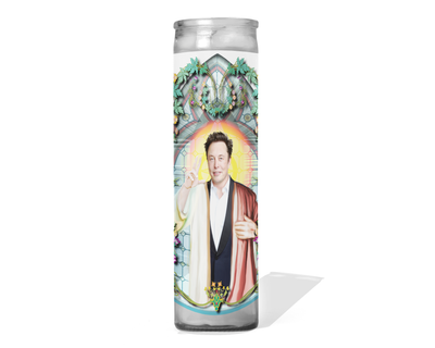 Elon Musk Celebrity Prayer Candle