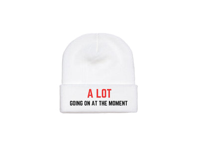 A Lot Going On At the Moment -  Embroidered Winter Beanie - Taylor Swift Tour