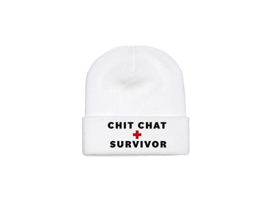 Chit Chat Survivor - Embroidered Winter Beanie