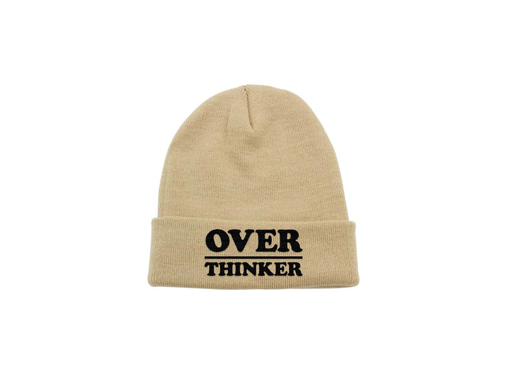 Overthinker - Embroidered Winter Beanie