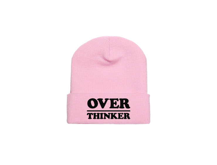 Overthinker - Embroidered Winter Beanie