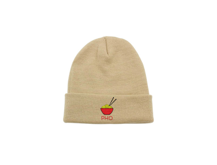 Pho - Embroidered Winter Beanie