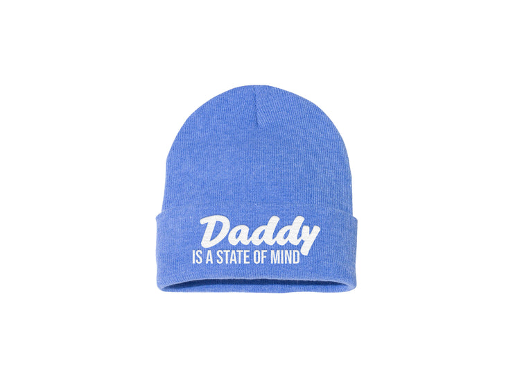 Daddy Is a State of Mind - Embroidered Winter Beanie