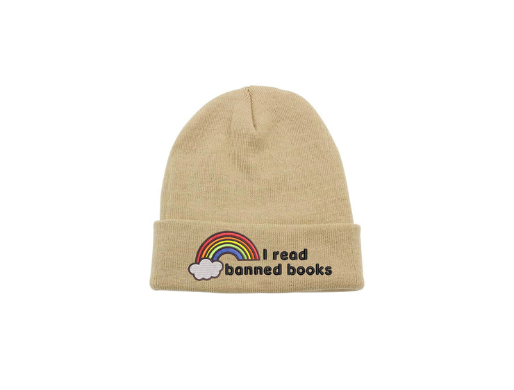 I Read Banned Books - Embroidered Winter Beanie