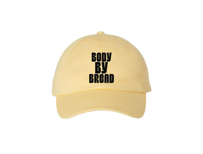 Body By Bread - Yellow Embroidered Dad Hat