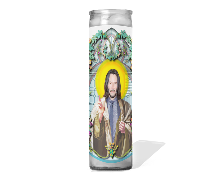 Keanu Reeves Celebrity Prayer Candle