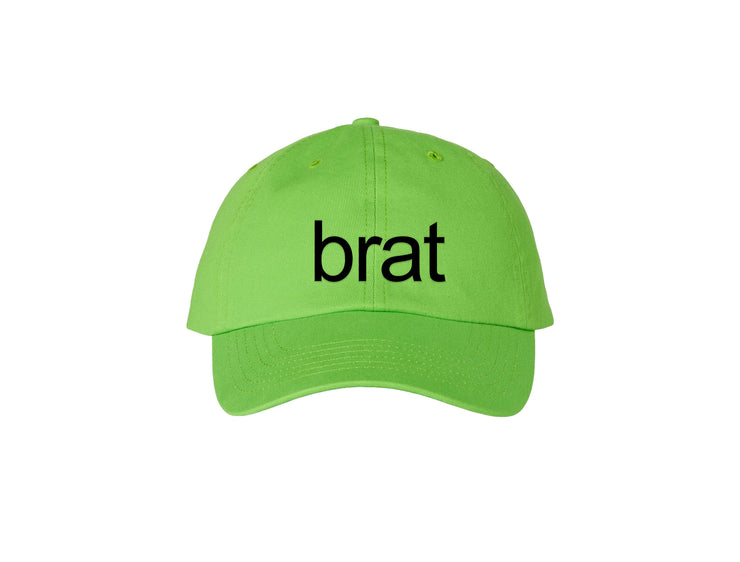 Brat - Embroidered Dad Hat - Charli XCX Album