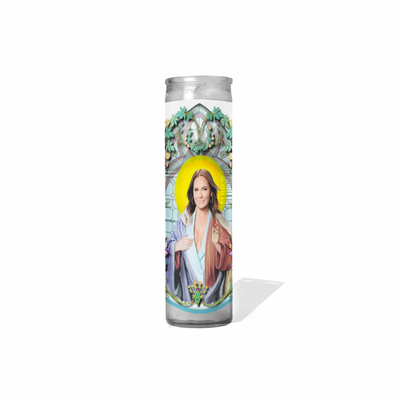 Meredith Marks Celebrity Prayer Candle