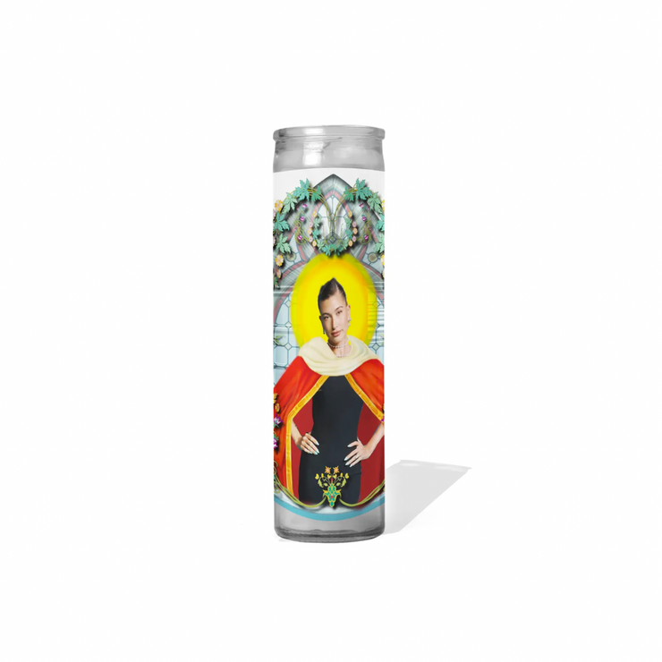 Hailey Bieber Celebrity Prayer Candle