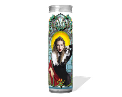 Childless Cat Lady Prayer Candle - Taylor Swift