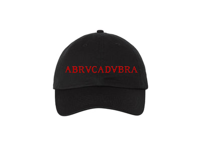 Abracadabra - Black Embroidered Dad Hat