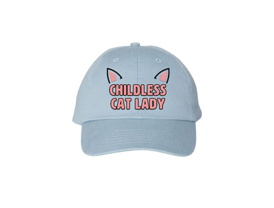 Childless Cat Lady - Embroidered Dad Hat