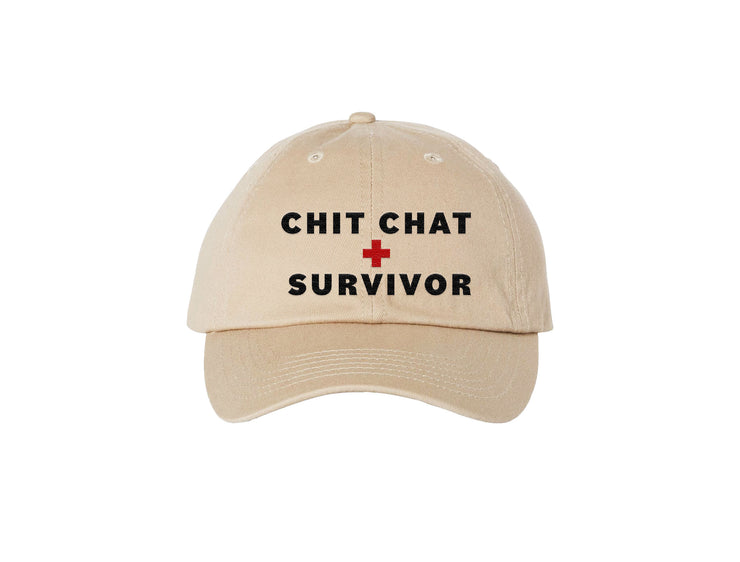 Chit Chat Survivor - Embroidered Dad Hat