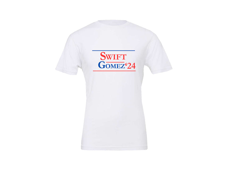 Swift Gomez - White T-Shirt, 2024 Presidential Election