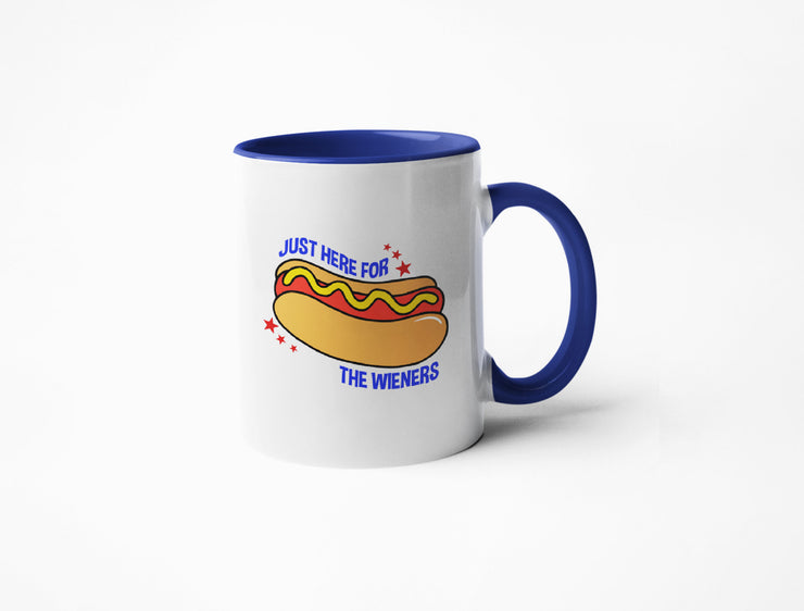 Just Here For The Wieners -  Coffee Mug