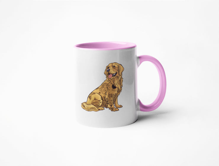 Tattooed Golden Retriever - Coffee Mug, Taylor Swift's TTPD