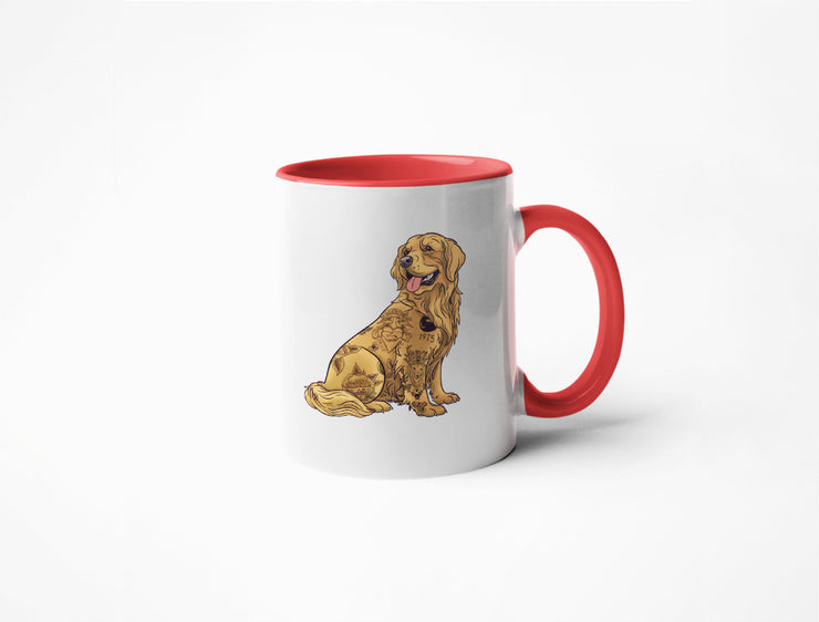 Tattooed Golden Retriever - Coffee Mug, Taylor Swift's TTPD