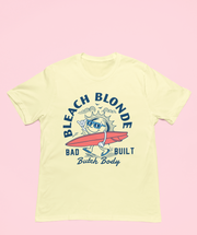 Bleach Blonde Bad Built Butch Body Retro Style Tee