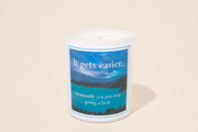 Disappointing Affirmations - It Gets Easier Candle 