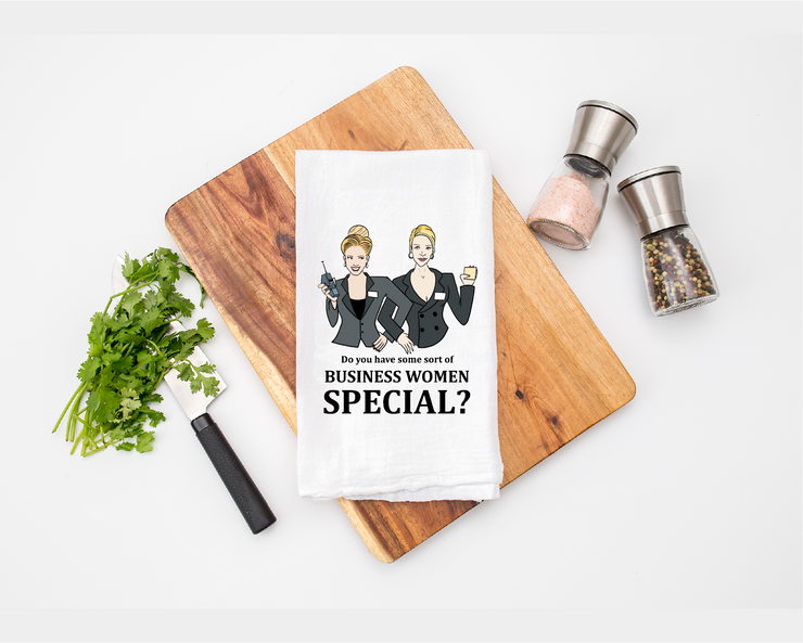 Business Women Special Tea Towel - Flour Sack Cotton Kitchen Towel