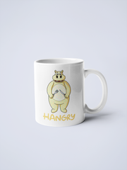 Hangry Hippo Ceramic Coffee Mug IMAGE 1