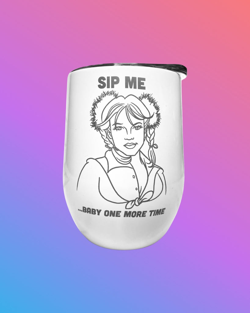 Sip Me Baby One More Time Tumbler With Straw