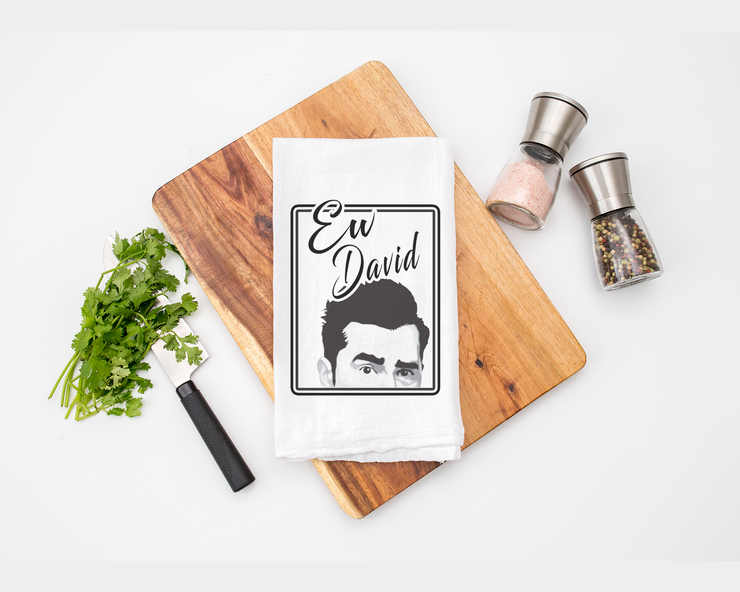 Ew David Tea Towel - Flour Sack Cotton Kitchen Towel