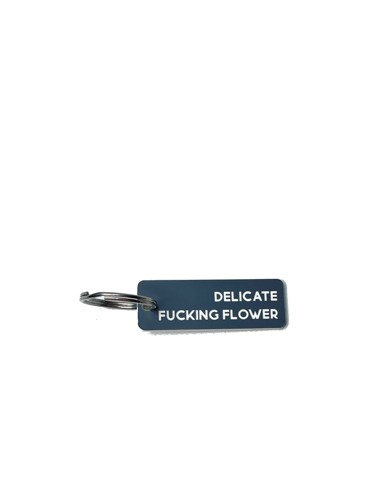 Delicate Fucking Flower - Acrylic Key Tag